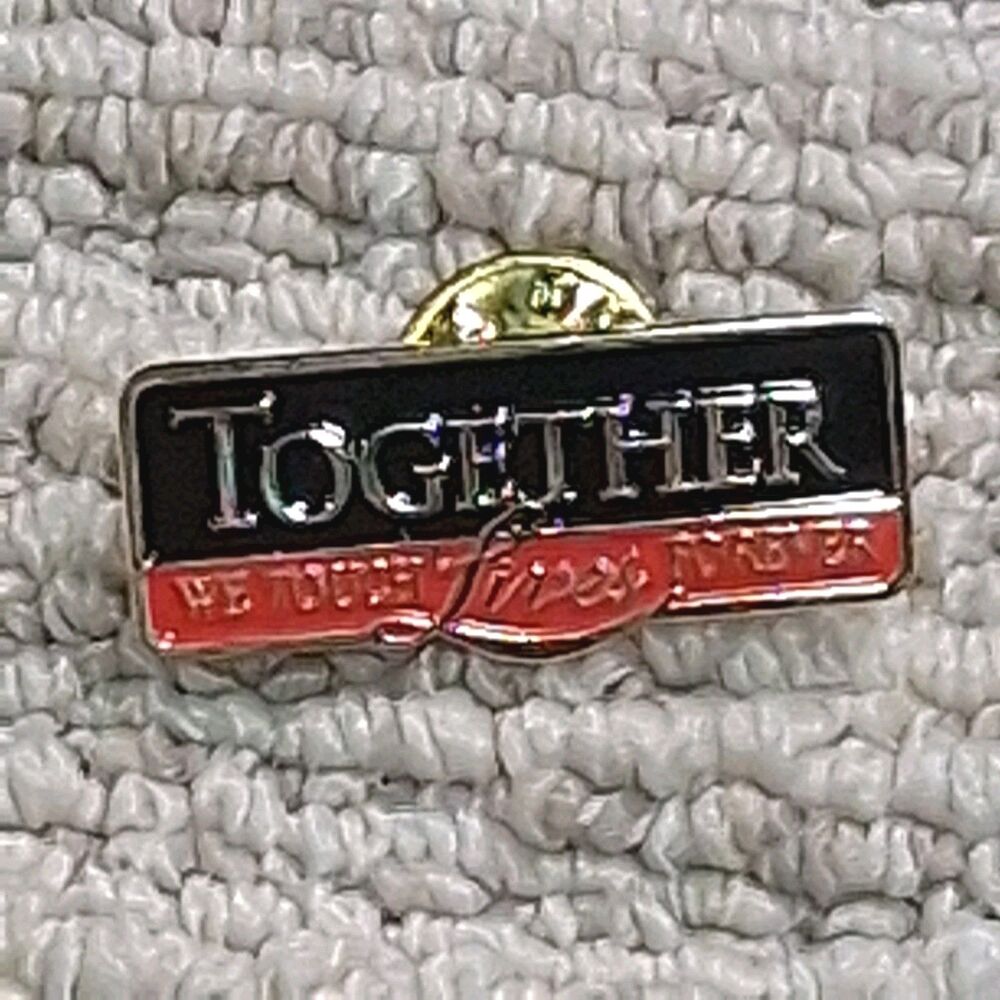 Together We Touch Lives Forever Lapel Pin - Positive Reinforcement Encouragement